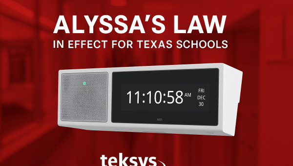 Alyssa's Law is in effect in TX
